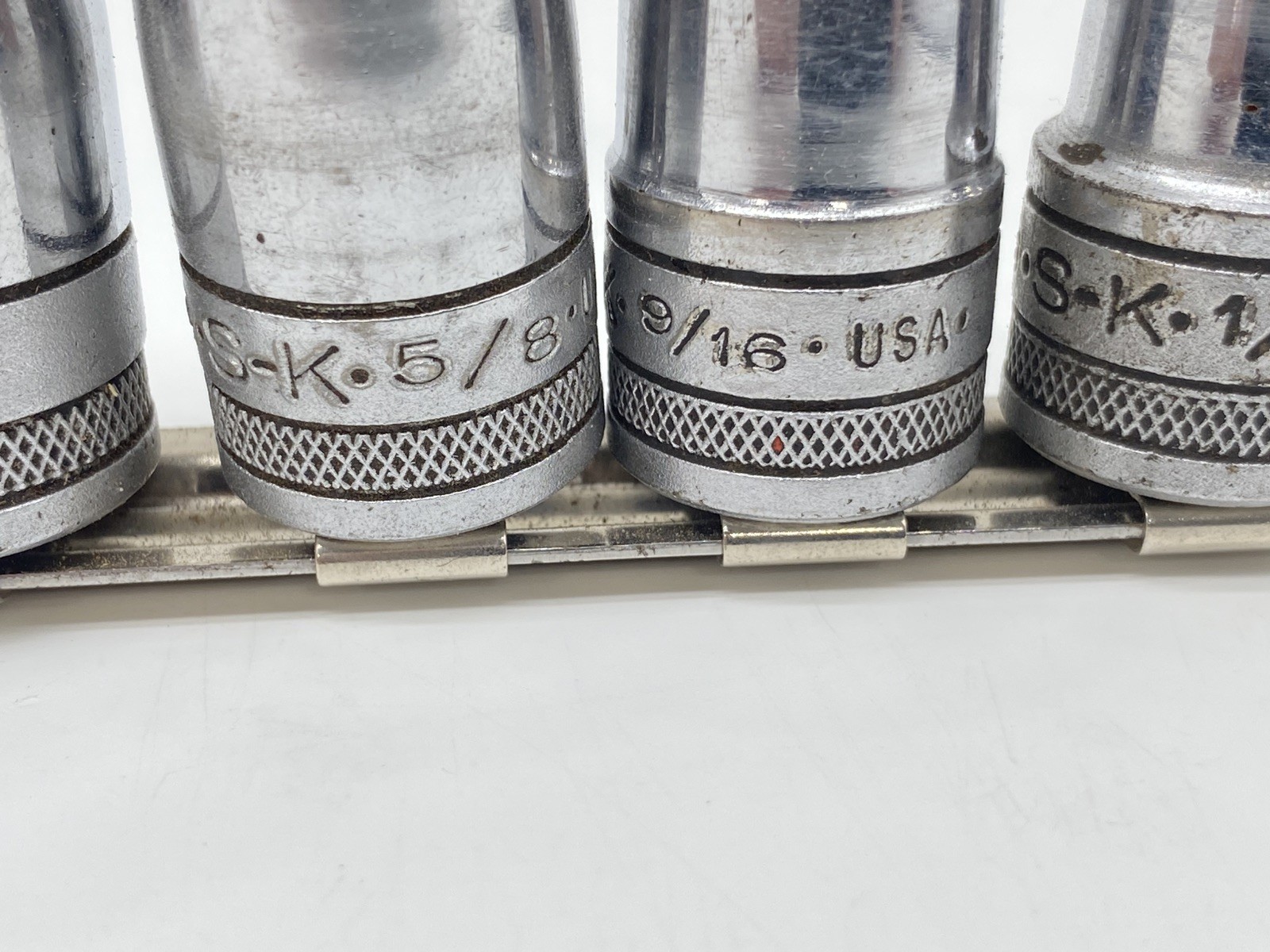 VTG S-K 1/2″ Drive 11pc Knurled Sockets 1-1/6″ down to 7/16″
