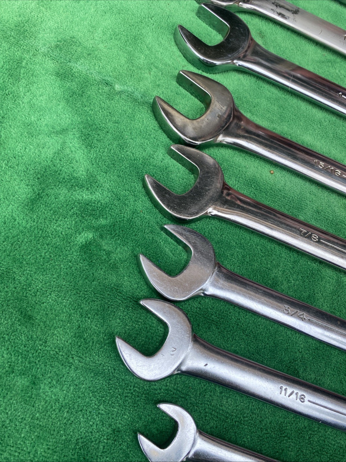 12 PC ARMSTRONG COMBINATION WRENCH SET 5/16” To 1-1/4 USA Vintage USA