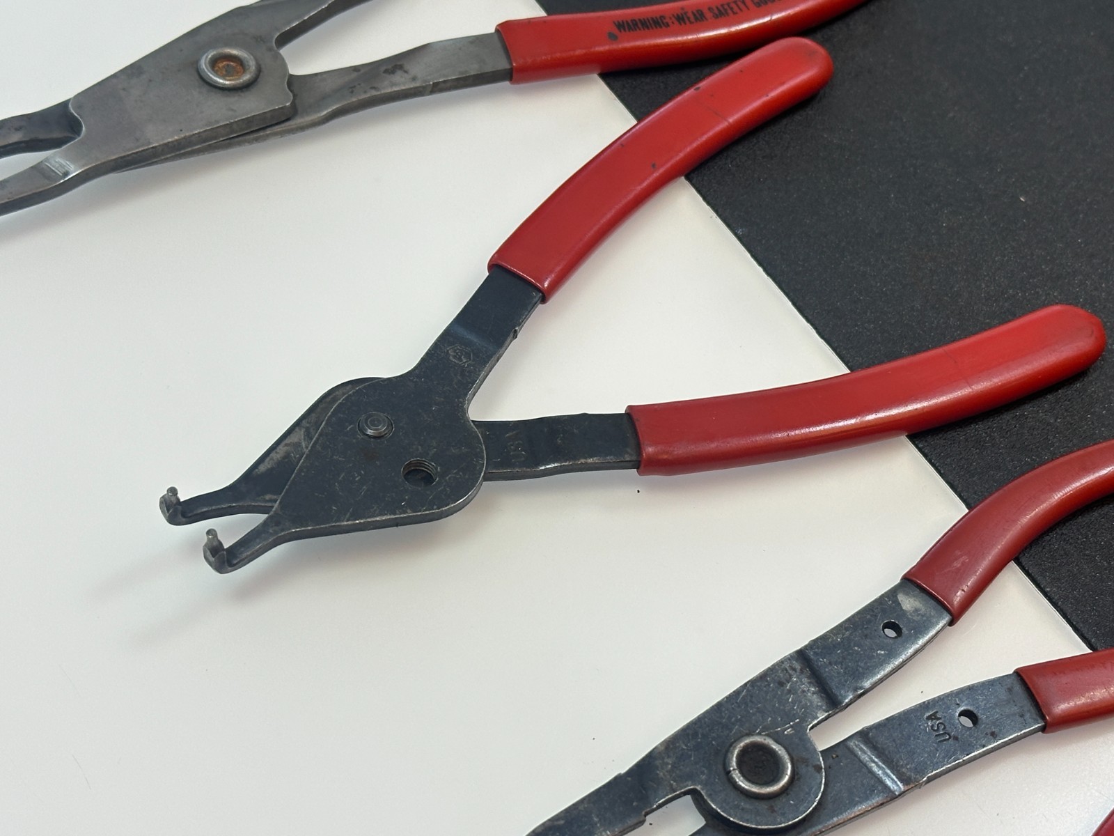 Blue Point Tools 4pc Snap Ring Retaining Pliers Set Lot, PR25 PR349A PR24A PR38