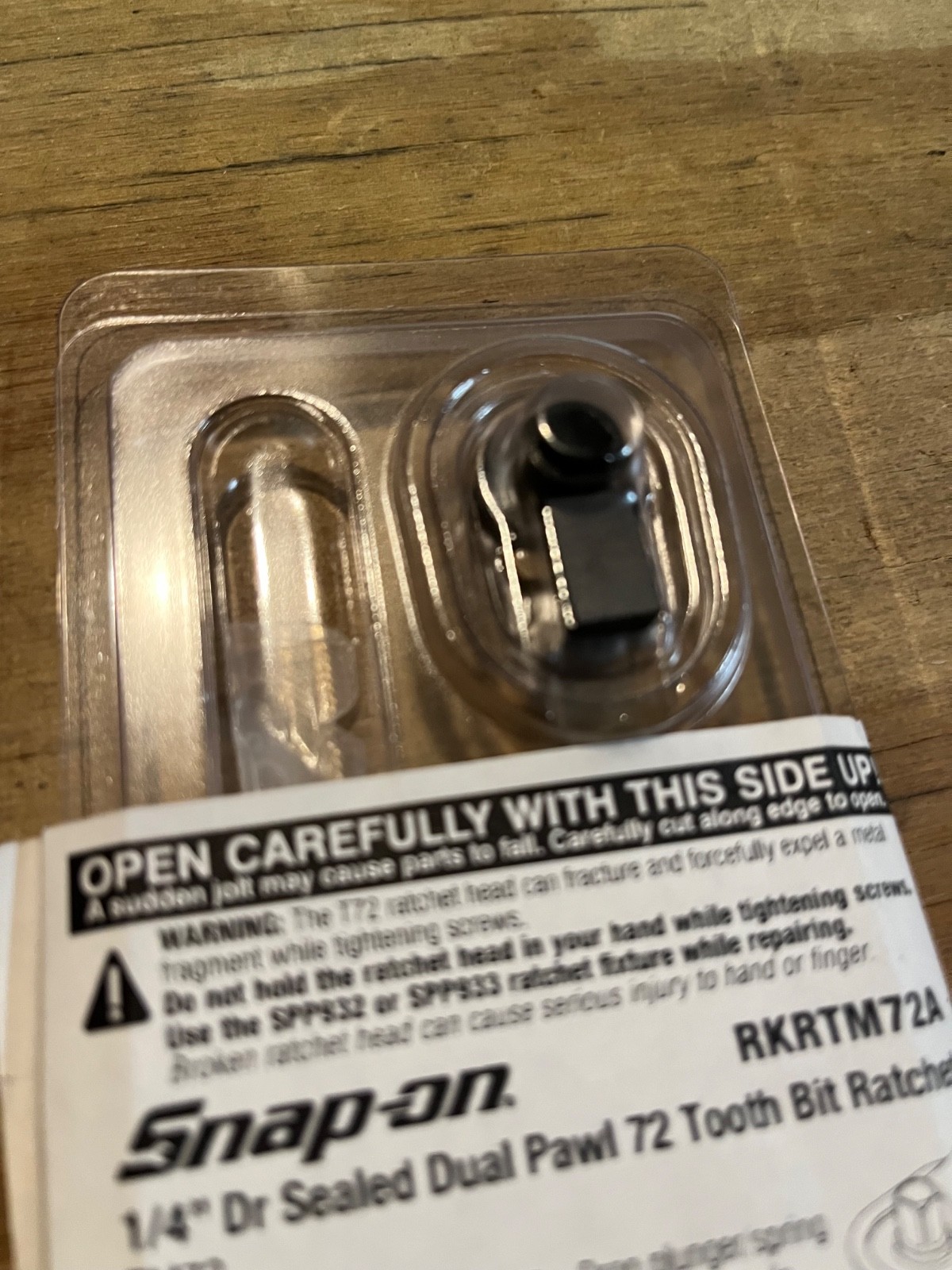 Snap-on RKRTM72A Ratchet 1/4 Bit Driver Repair Kit