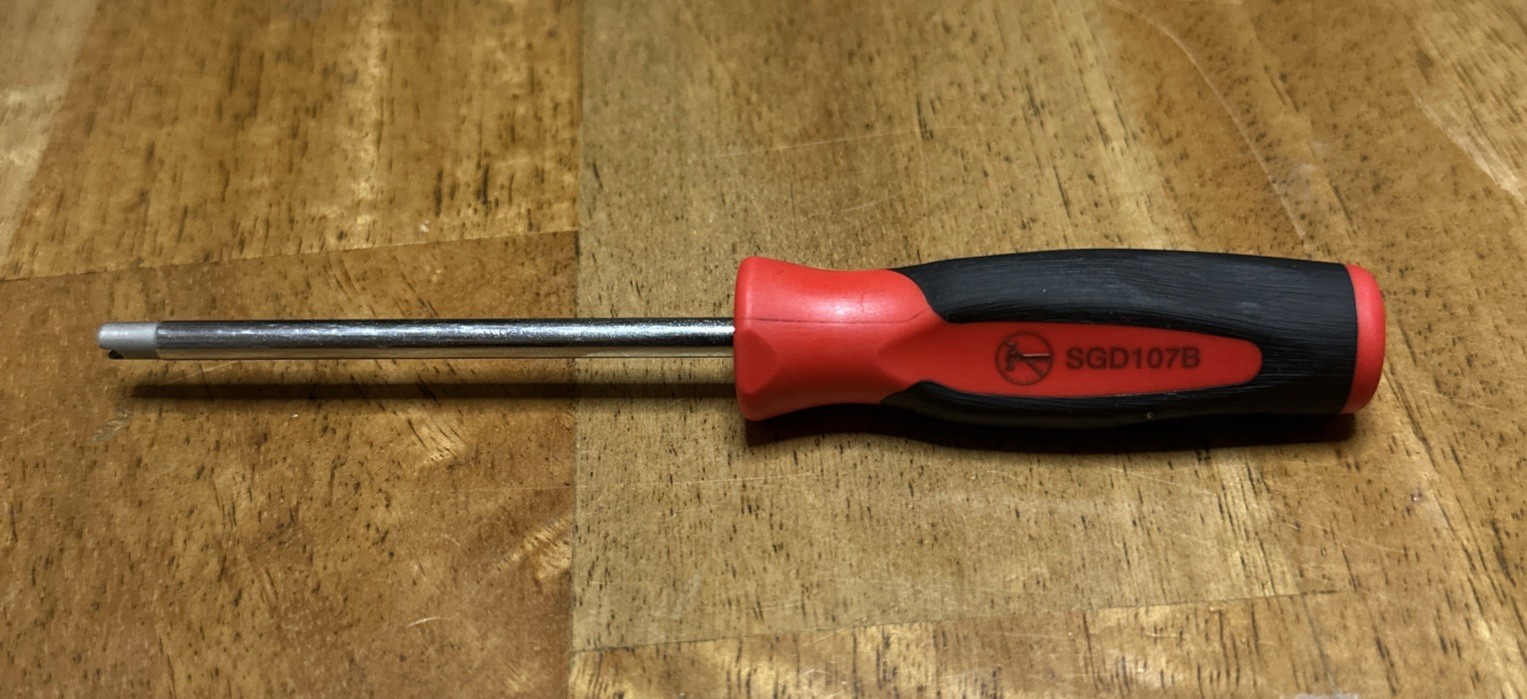 Snap-on Tools USA NEW Red Instinct Soft Grip Tire Valve Core Tool SGD107B