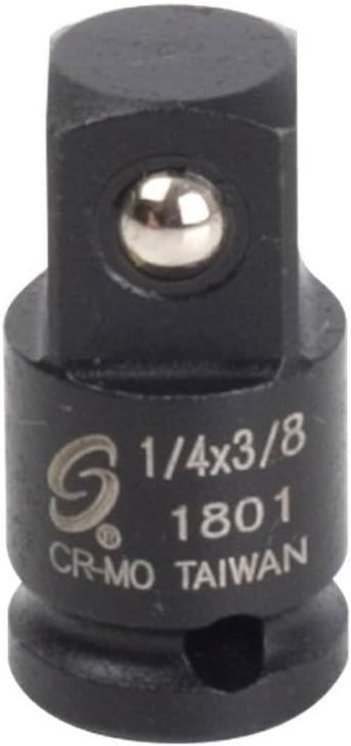 Lightweight 1/4-Inch Female to 3/8-Inch Male Impact Adapter – Sunex Quality Tool