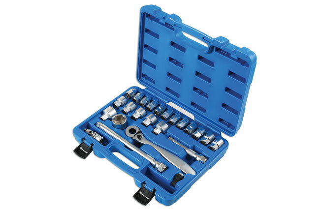 Laser 7103 24 Piece 1/2″ Drive Go Thru’ Socket Set