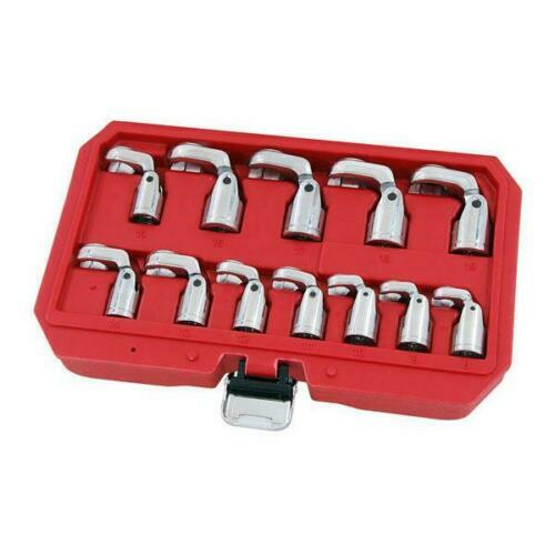 Flex Crows Foot Wrench Set 3/8″DR Flare Nut Spanner Type Crowfoot Socket Wrench