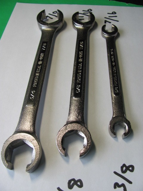 Craftsman USA SAE Flare Nut/Line Wrench Set