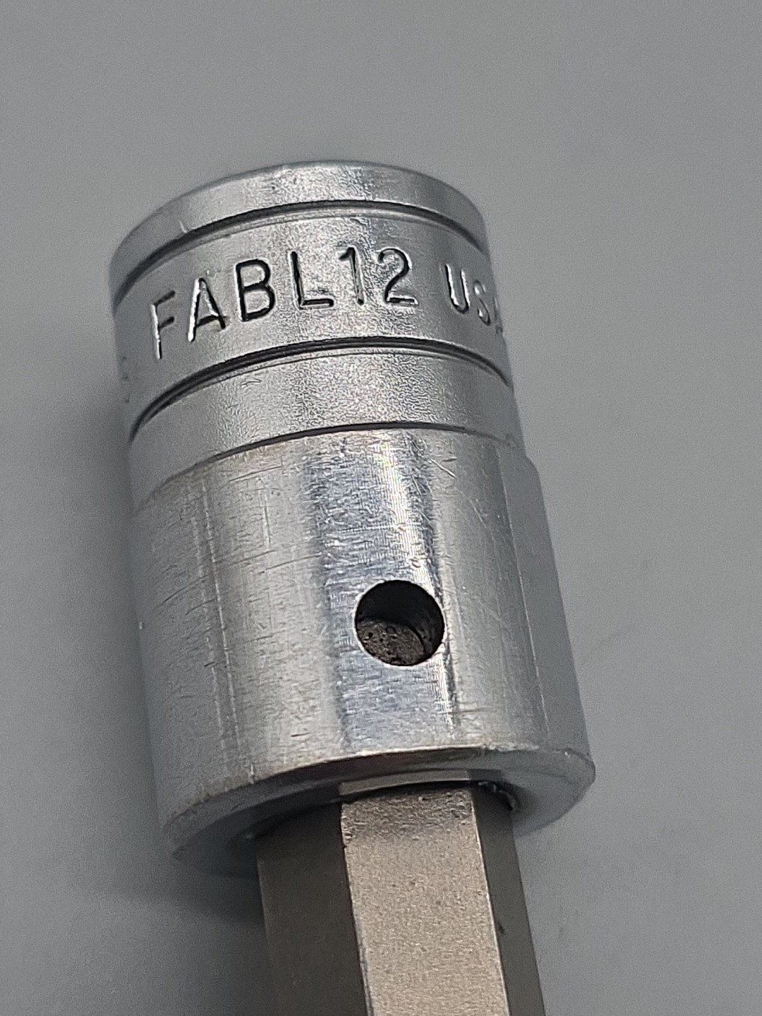 Snap-On Tools 3/8″ Drive SAE 3/8″ Long Ball Hex Socket Driver FABL12 USA