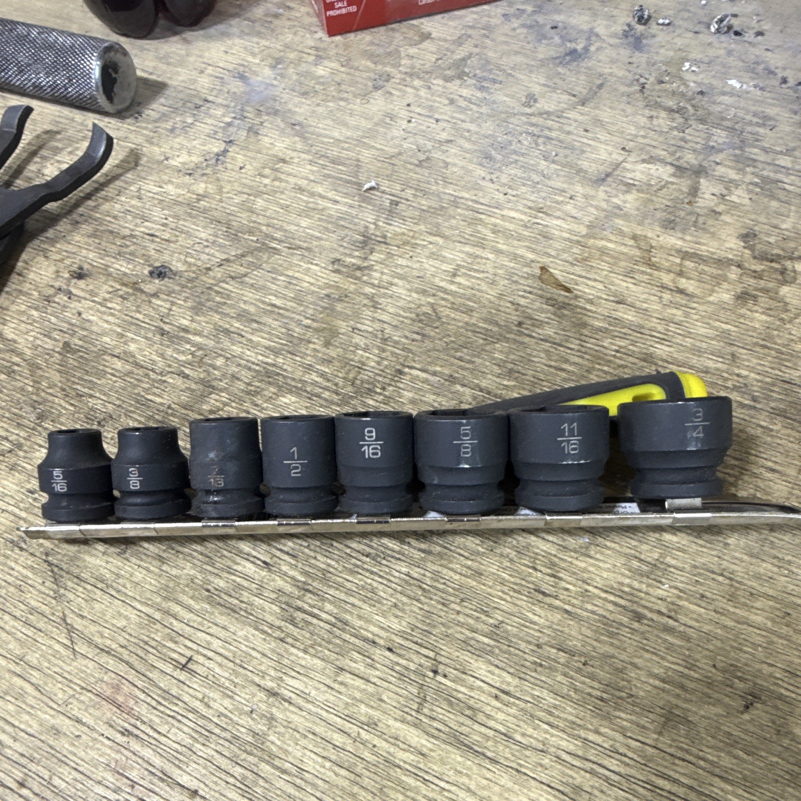 Brand New Matco Socket Set 3/8 Drive Six Point Short Impact Socket Set 5/16-3/4