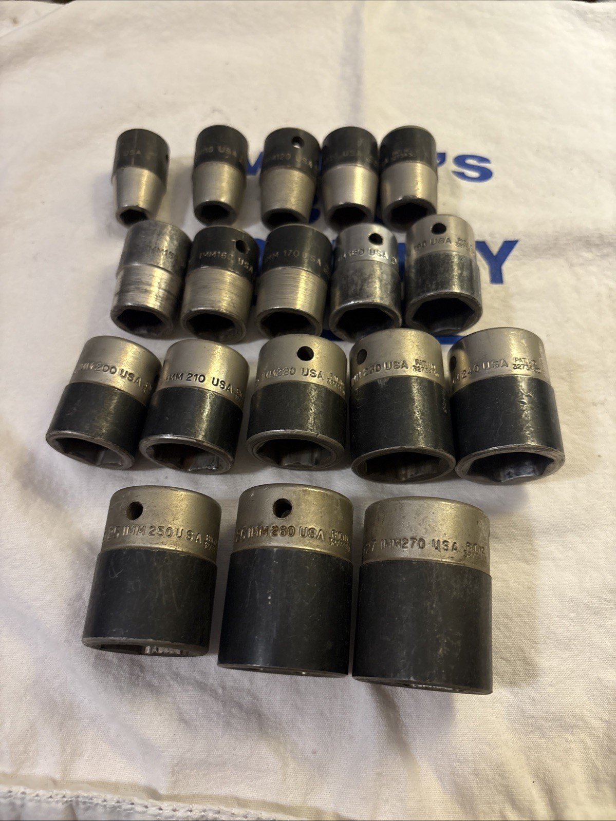 Snap-on Tools USA 1/2″ Drive 18pc 6pt Metric 10mm-27mm Shallow Impact Socket Set