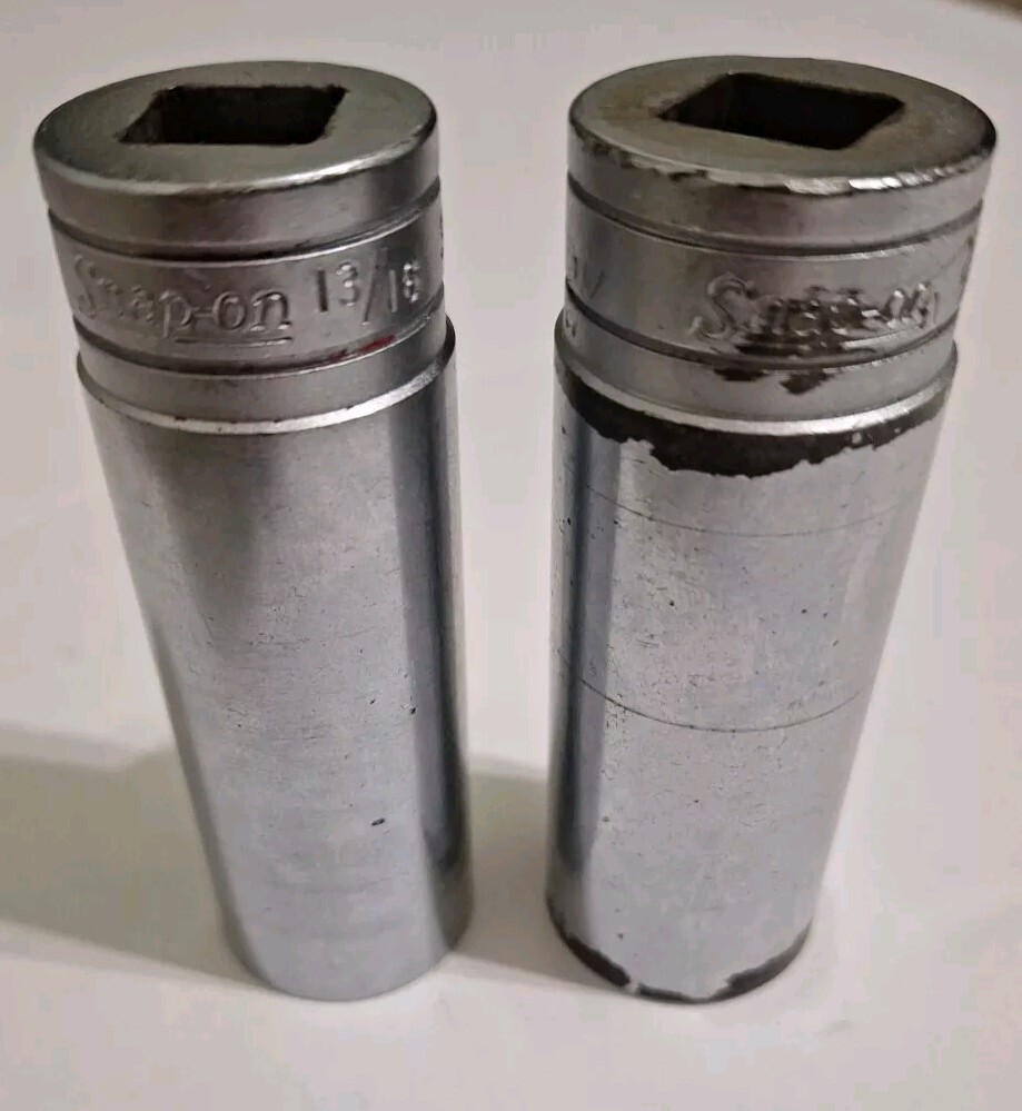 Snap-On 1/2” Deep 12 Point Sockets S-261 (13/16), S-281 (7/8)