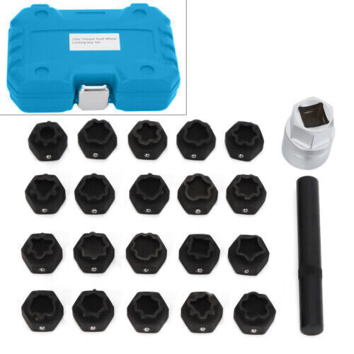 22x Wheel Locking Key Set for Audi Anti-Theft Wheel Rim Lug Nut Master Removal