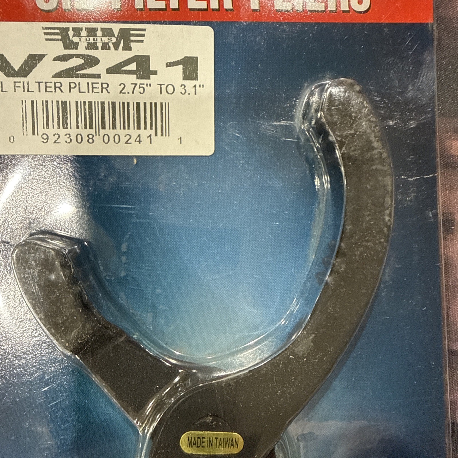 VIM Tools Oil Filter Pliers 2.75 To 3.1” V241 Free Shipping