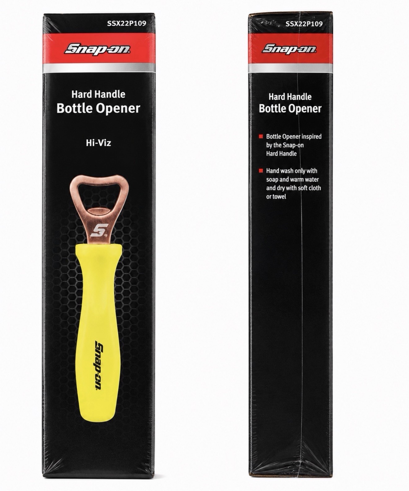 Snap-on Hard Handle Bottle Opener Hi-Viz Yellow SSX22P109 NEW Factory Sealed