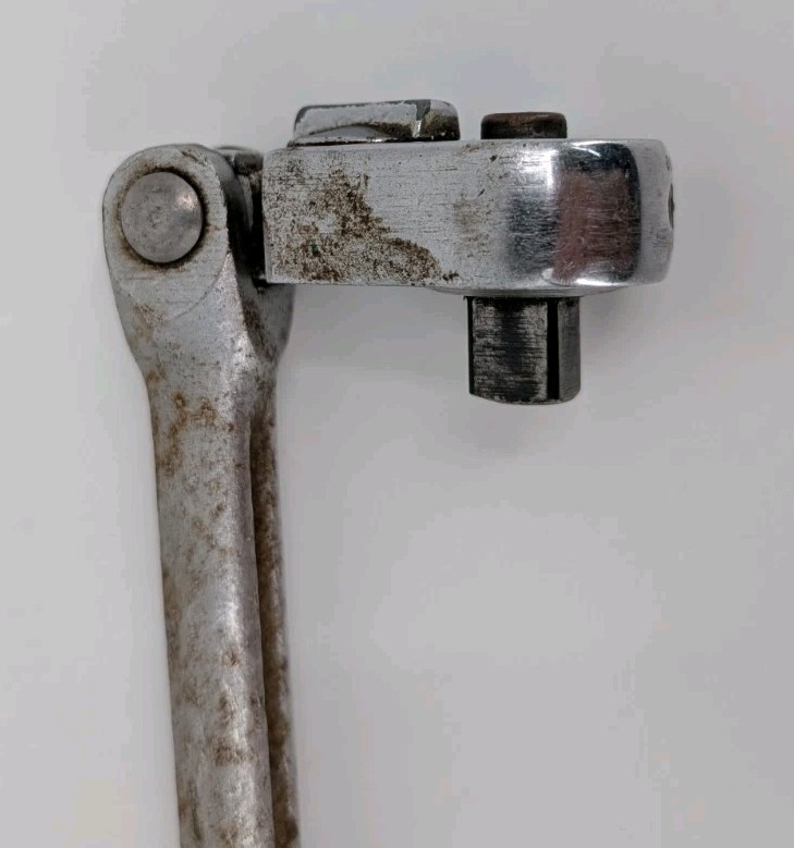 Vintage CRAFTSMAN 3/8 Inch Drive Flex Head Ratchet No. -V-42791 Forged In USA