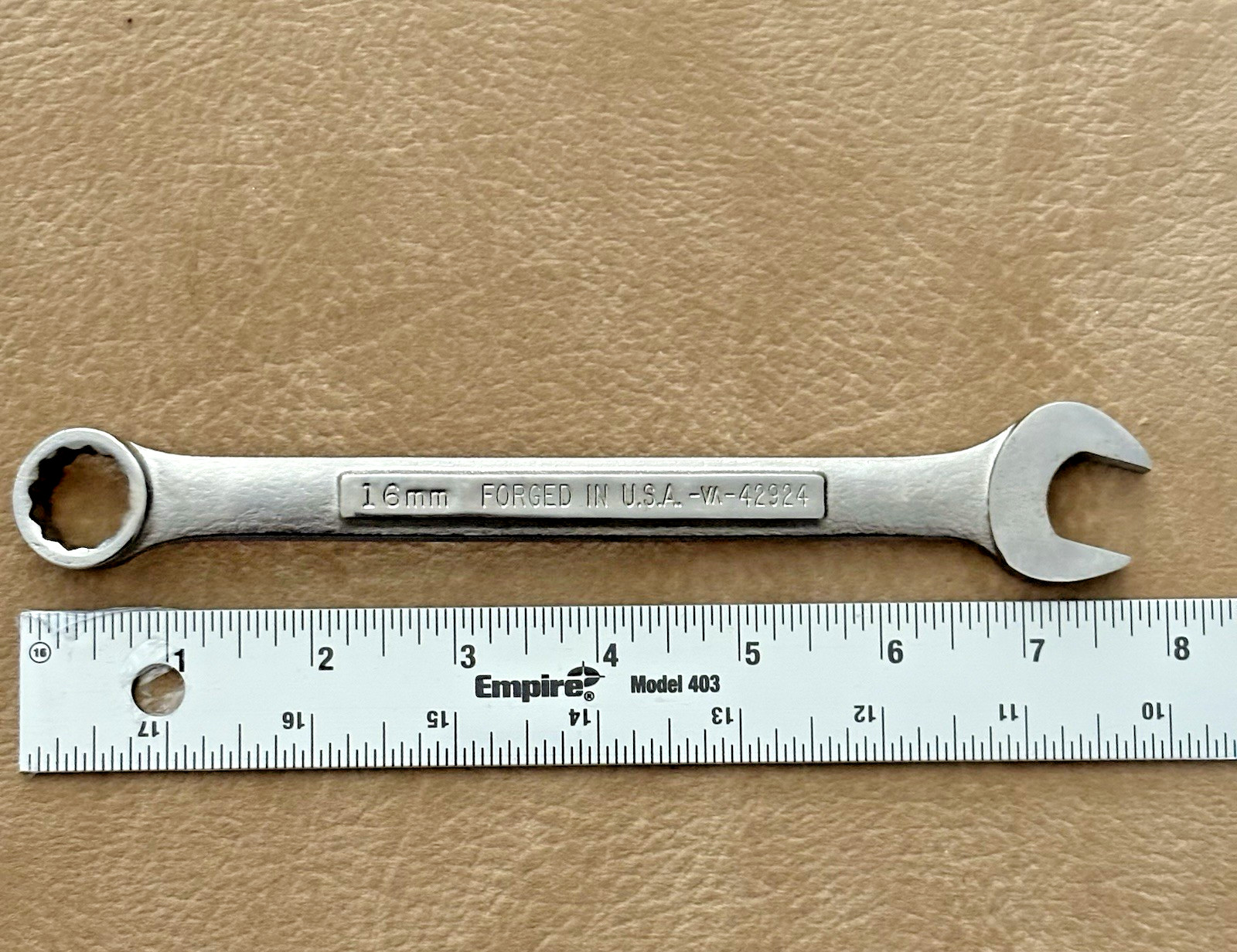 Craftsman 5 pc 12 pt Metric Combination Wrench Set, 12mm to 16mm, VɅ- USA EUC