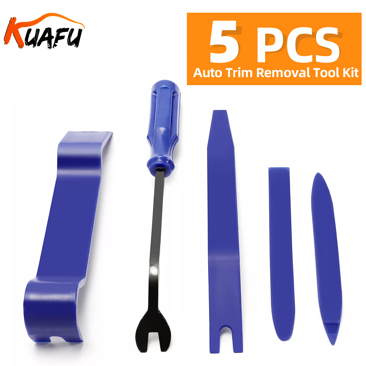 Plastic Trim Removal Pry Tool Set for Car Radio Panel Door Dash Clip Fasteners