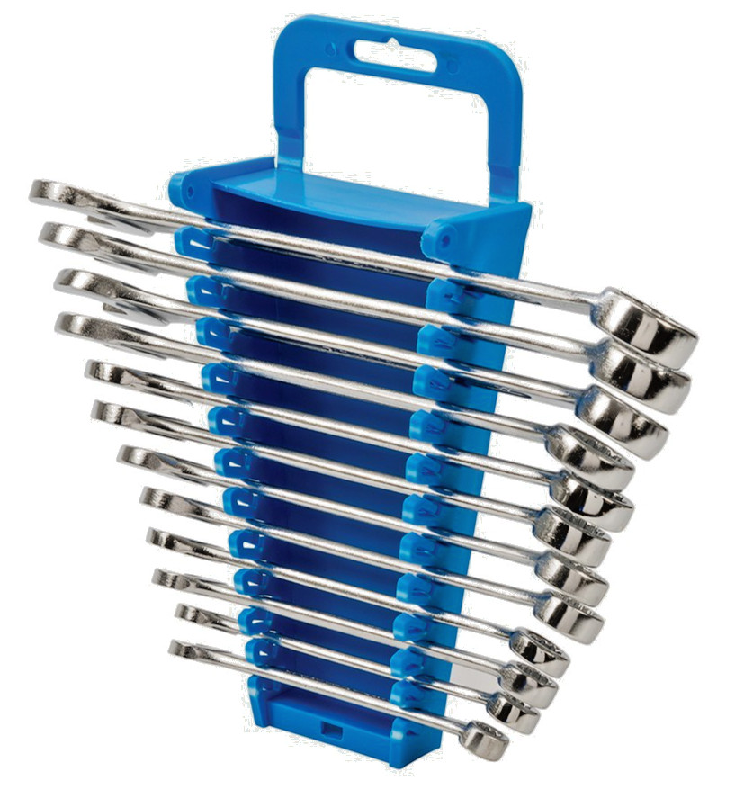 12pc 8mm – 19mm Metric Combination Spanner Set Silverline SP1236 FREEPOST in UK