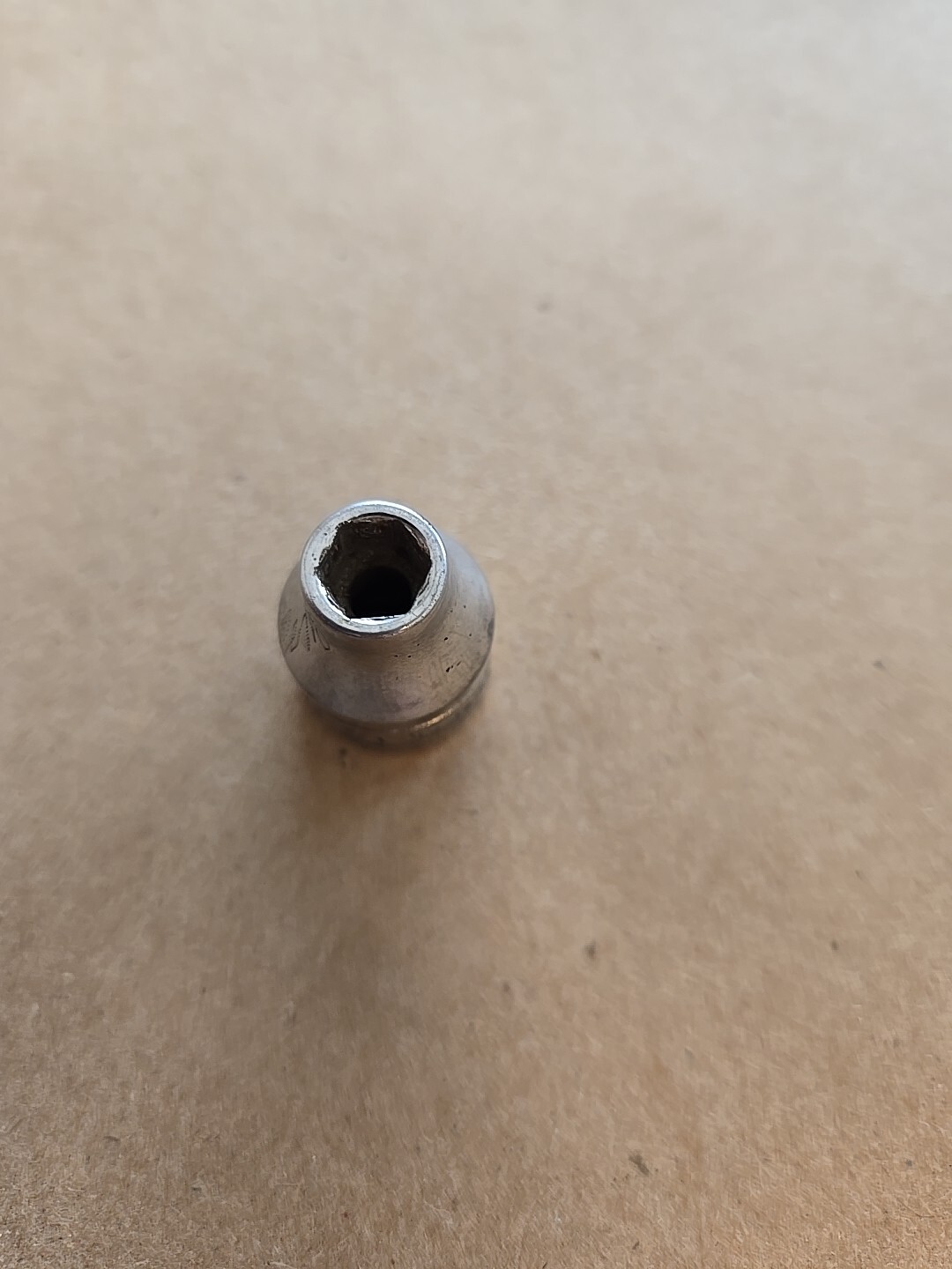 Snap On 3/8″ Drive 1/4″ 6PT SAE Shallow Chrome Socket USA FS081