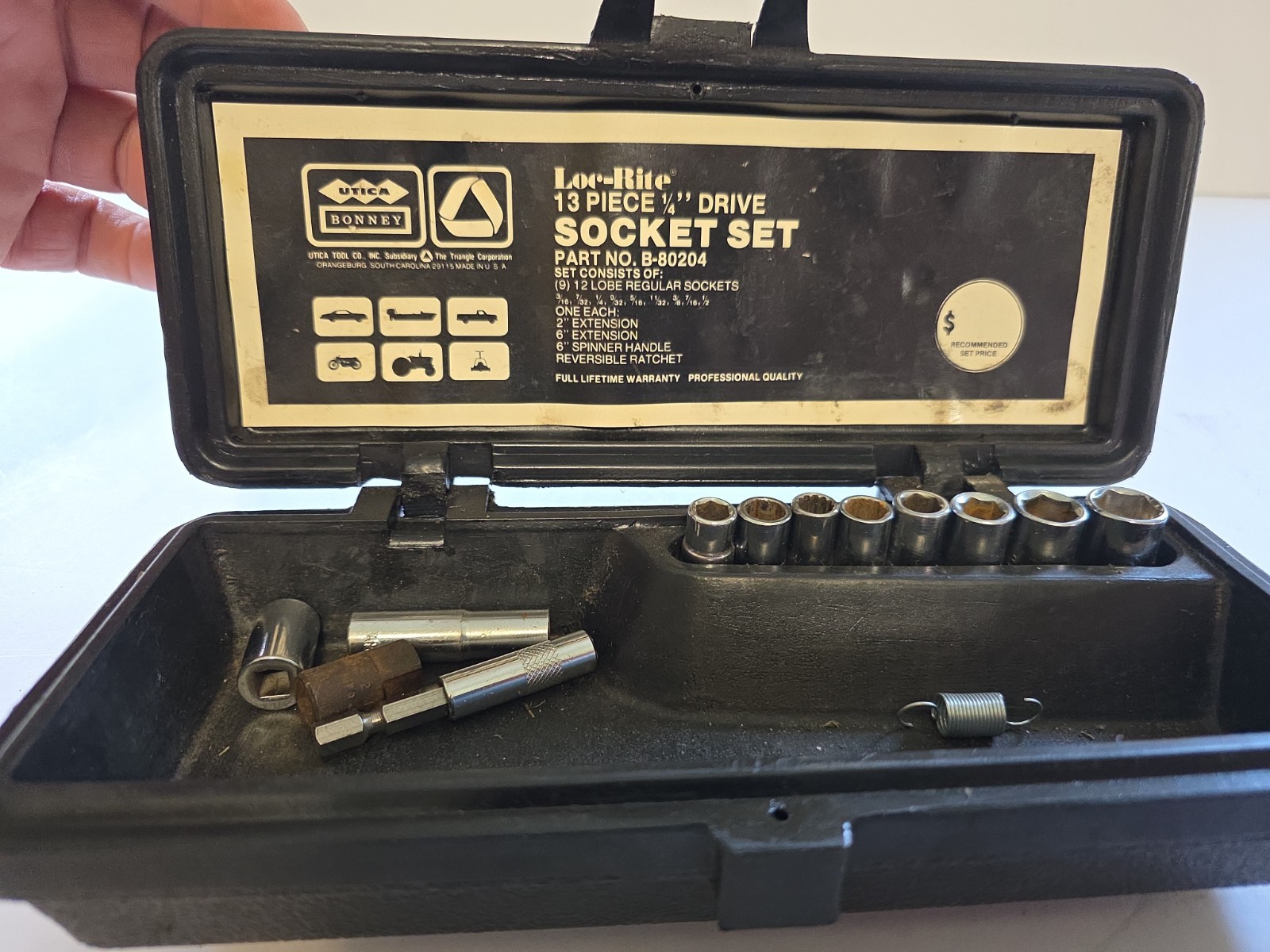 BONNEY TOOLS PROFESSIONAL QUALITY B-80204 CASE ONLY