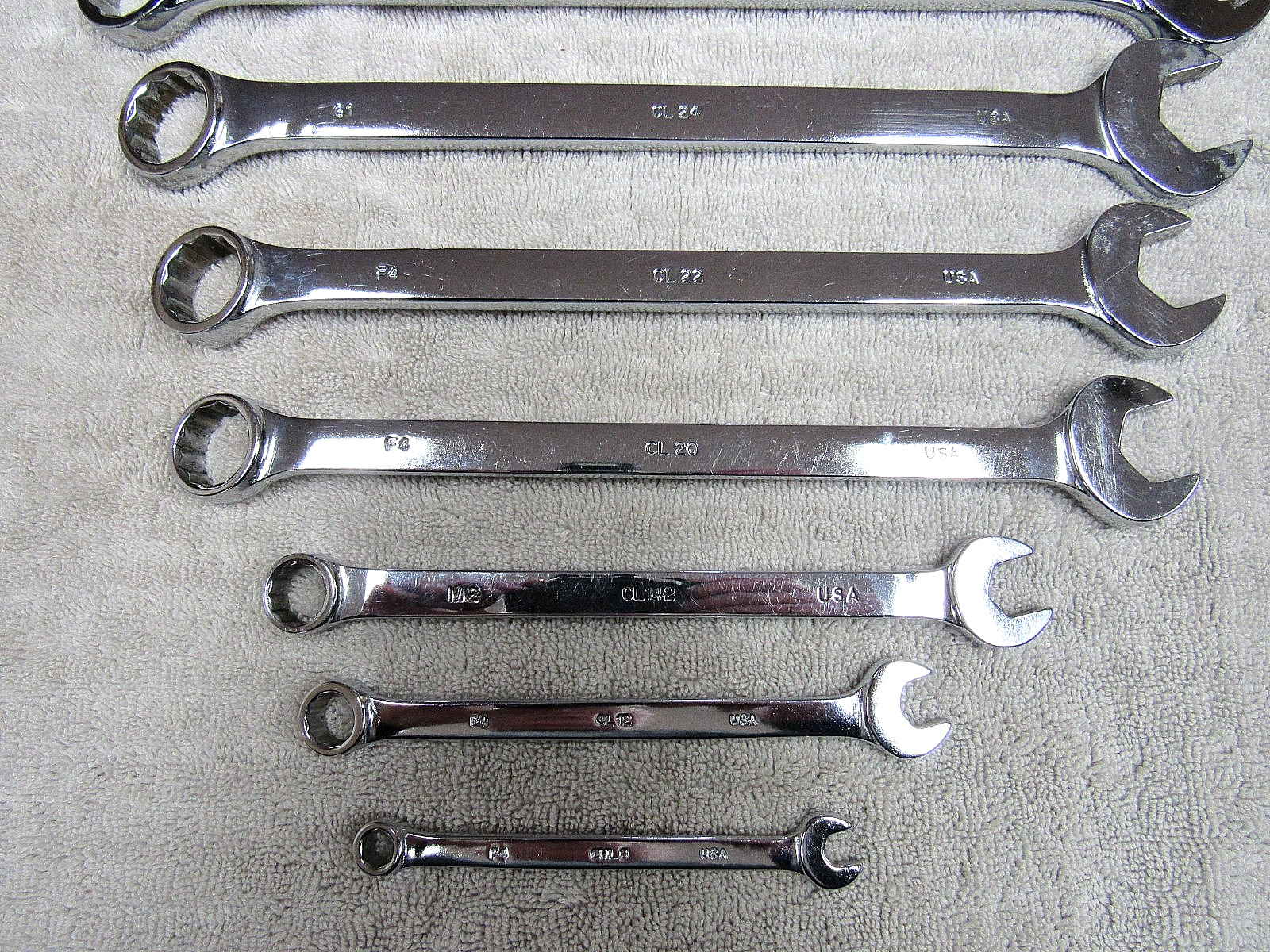 MAC TOOLS 9x LOT SAE COMBINATION WRENCH 1/4” – 15/16″ GOOD CONDITION
