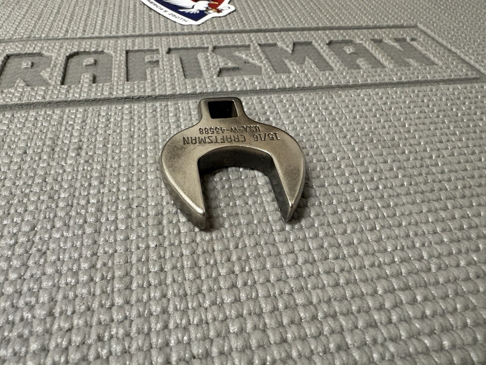 Rare Sears Craftsman 3/8″ Drive 15/16” Crowfoot Wrench 43588 -VV- USA