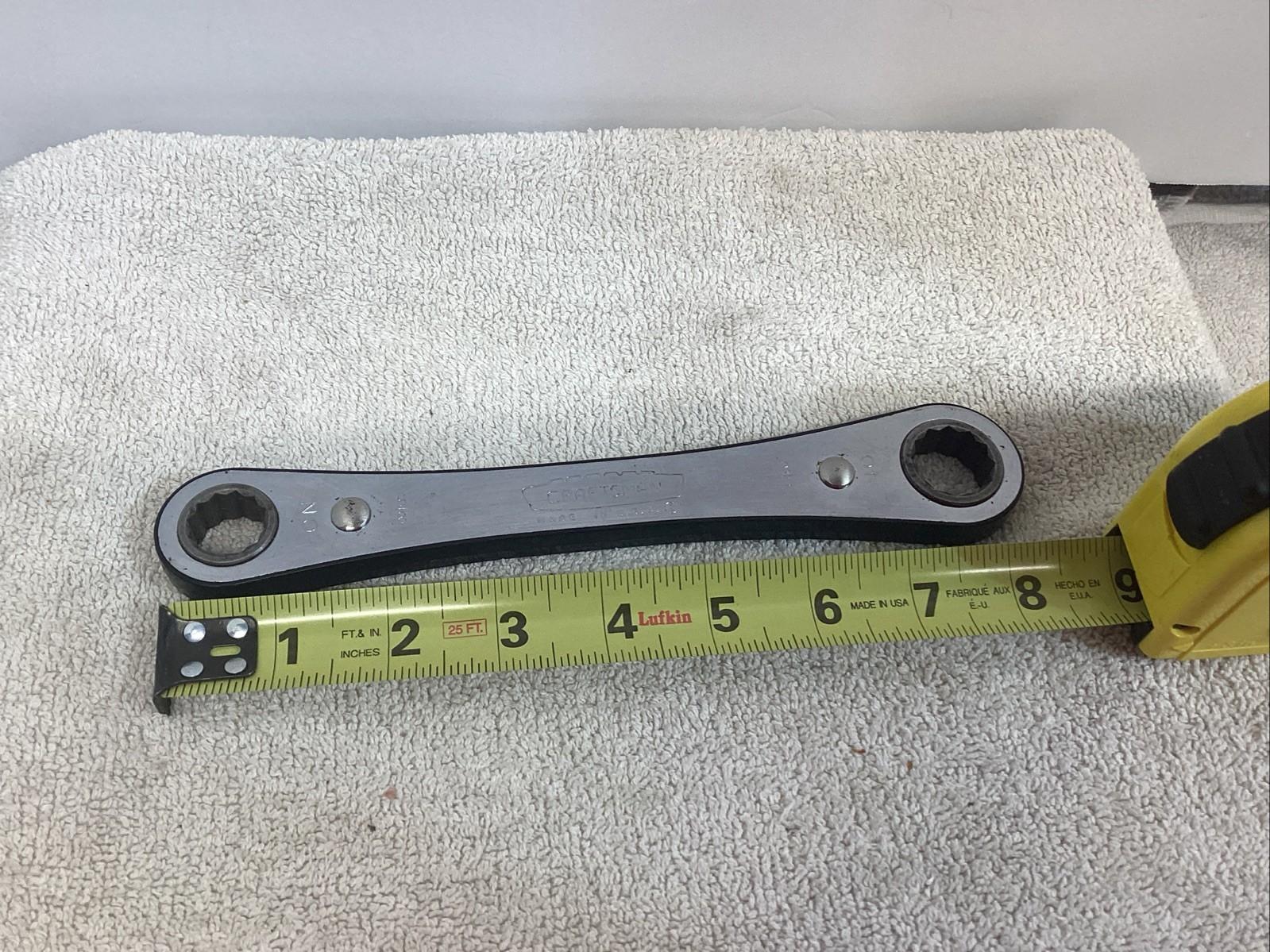 SEARS CRAFTSMAN, 5/8″ x 3/4″ , 12 POINT, RATCHETING WRENCH USA