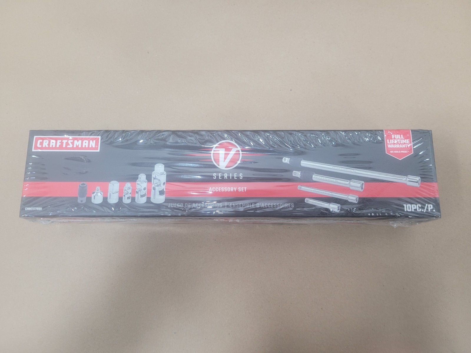 CRAFTSMAN V-SERIES Multi-Drive Accessory Set, 10 Piece (CMMT17799V) NEW SEALED