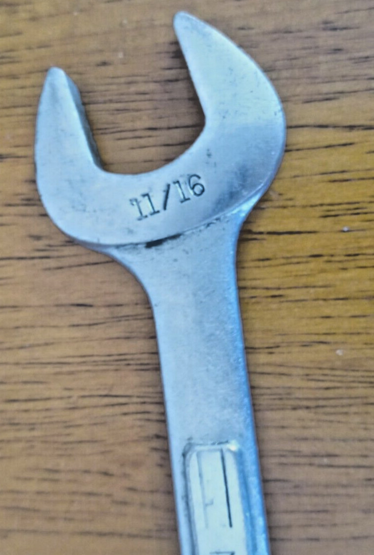Vintage Craftsman 11/16” Combination Wrench =V= Forged in U.S.A.
