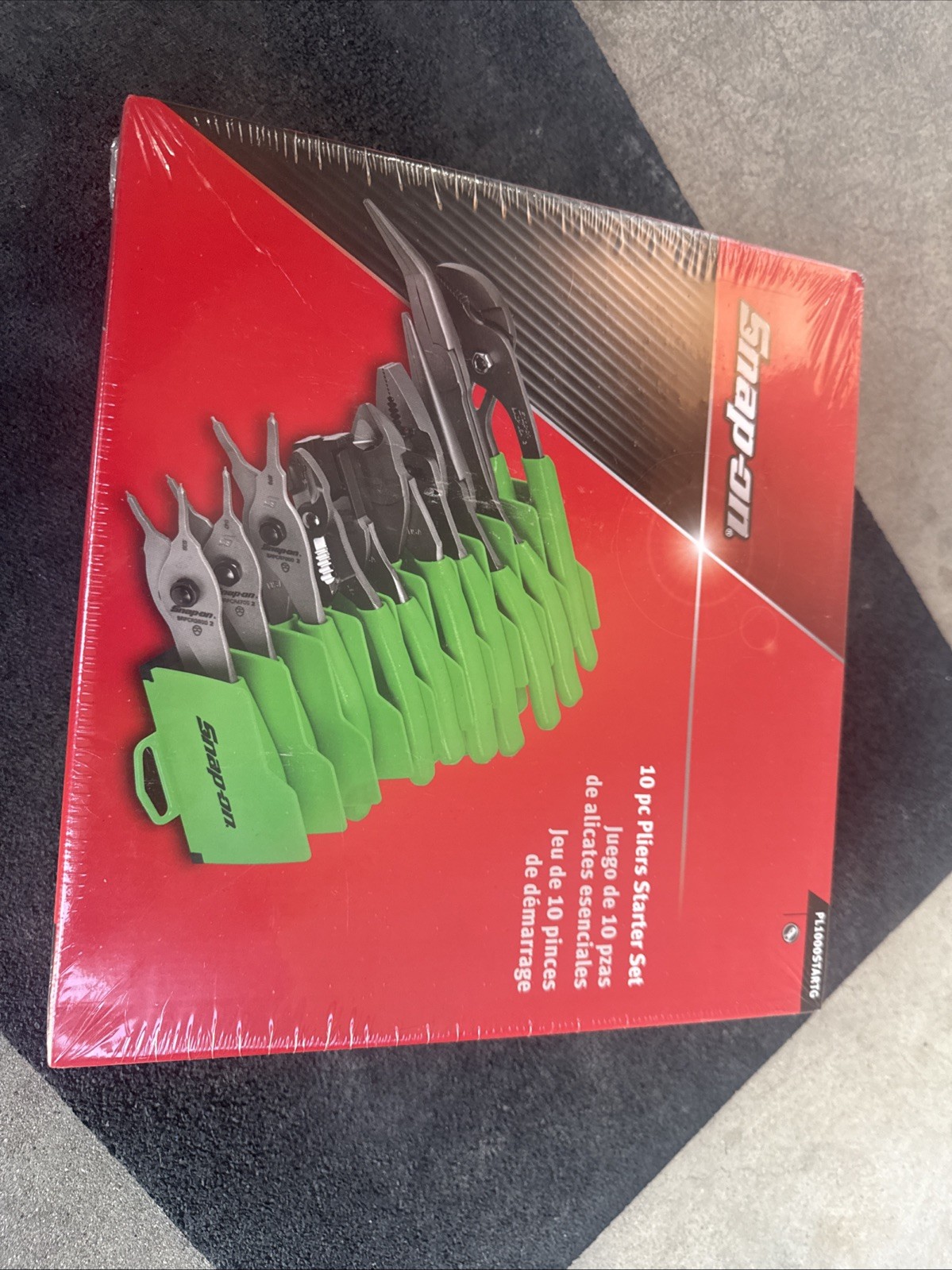 For SNAP ON PL1000START G 10pc Pliers Starter Set Needle Nose Cutters Crimper