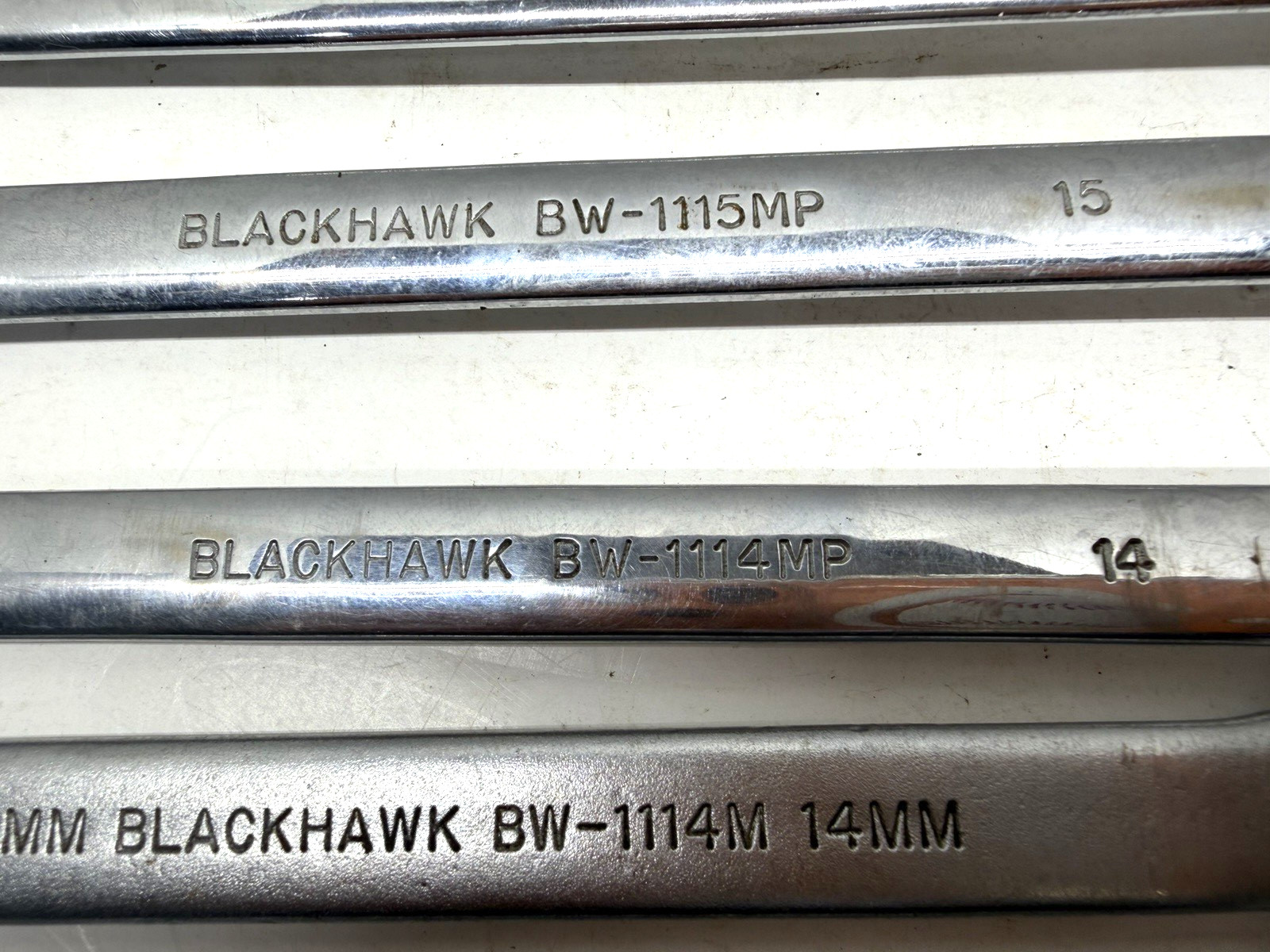 BlackHawk USA 14-Piece Metric Combination Wrench Set 10-19 +30MM and duplicates