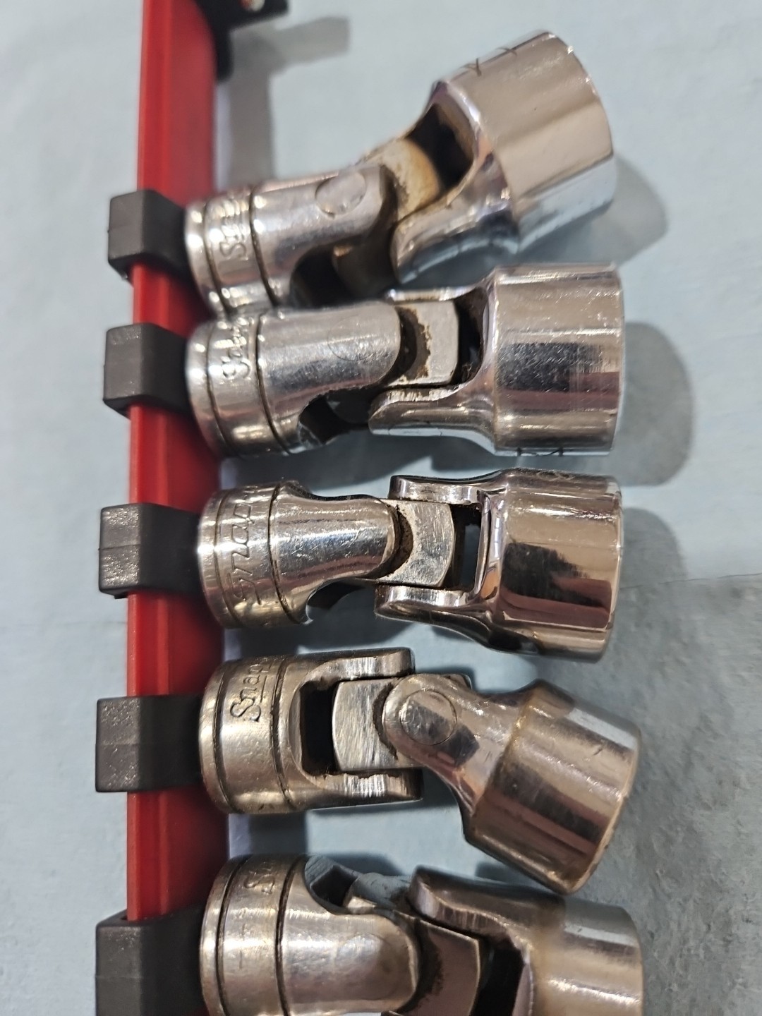 SNAP-ON 3/8″ Drive Universal/Swivel Sockets FS14A 7/16” -FS24 3/4”