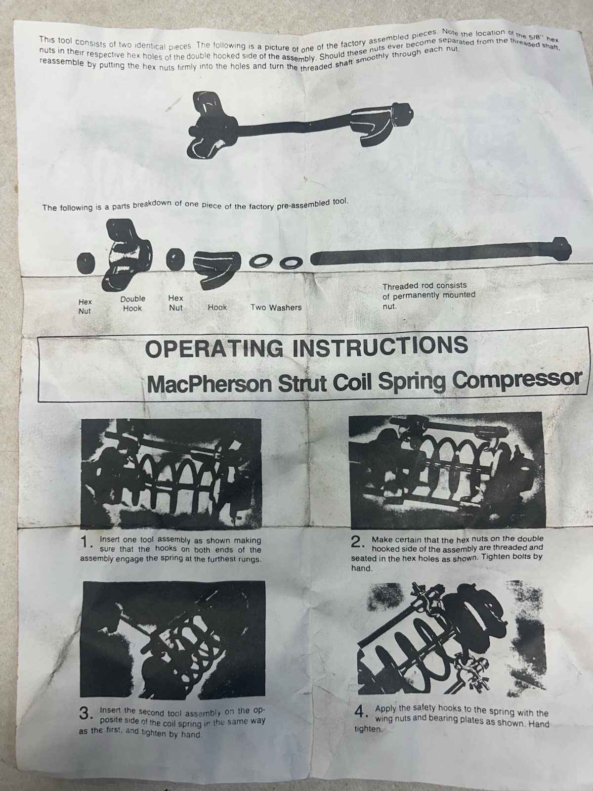 MAC Tools Macpherson Strutt Compression Tool