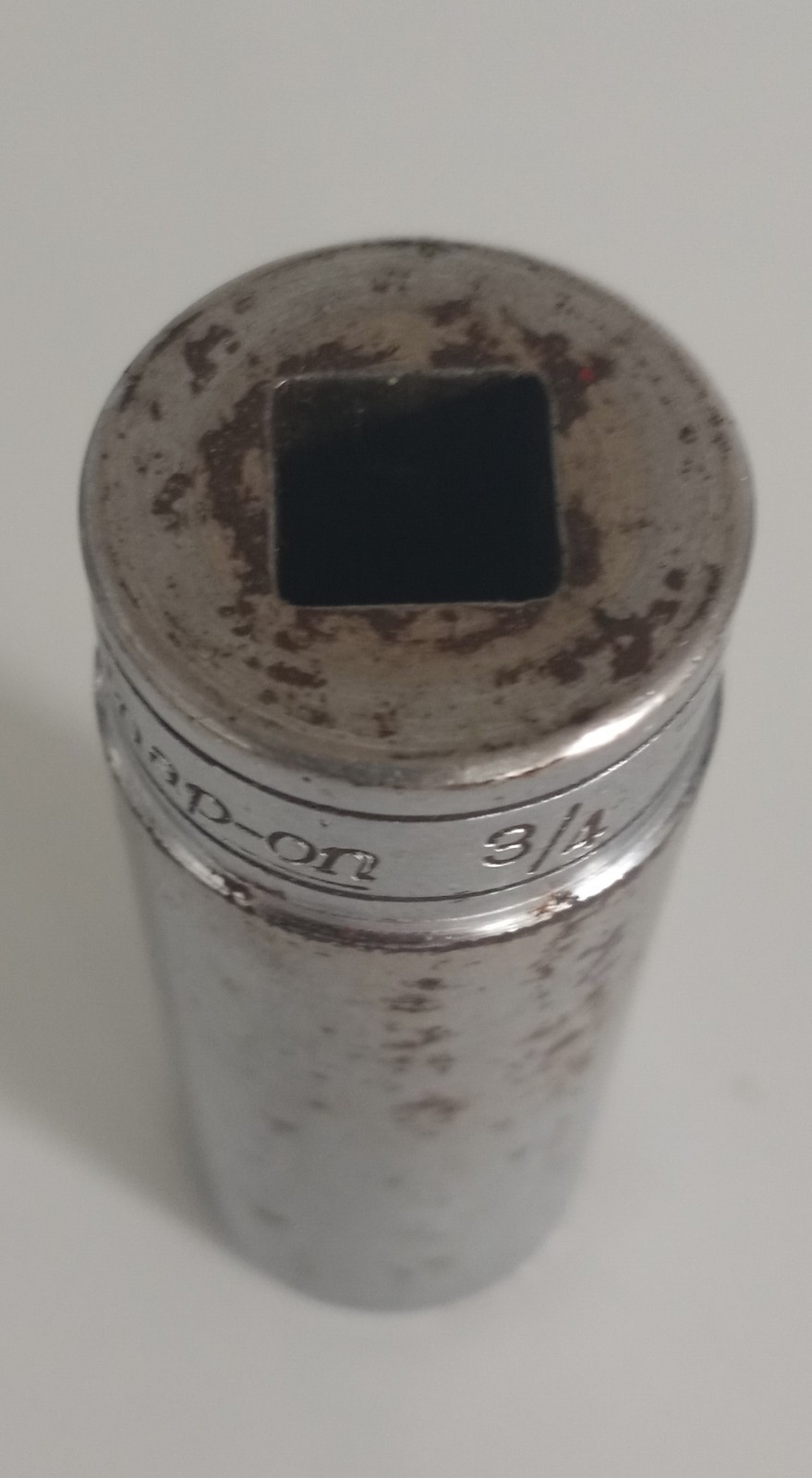 Vintage Snap-On SF-241 3/4″ Chrome Deep Socket 12 Point 3/8″ Drive, Made In USA