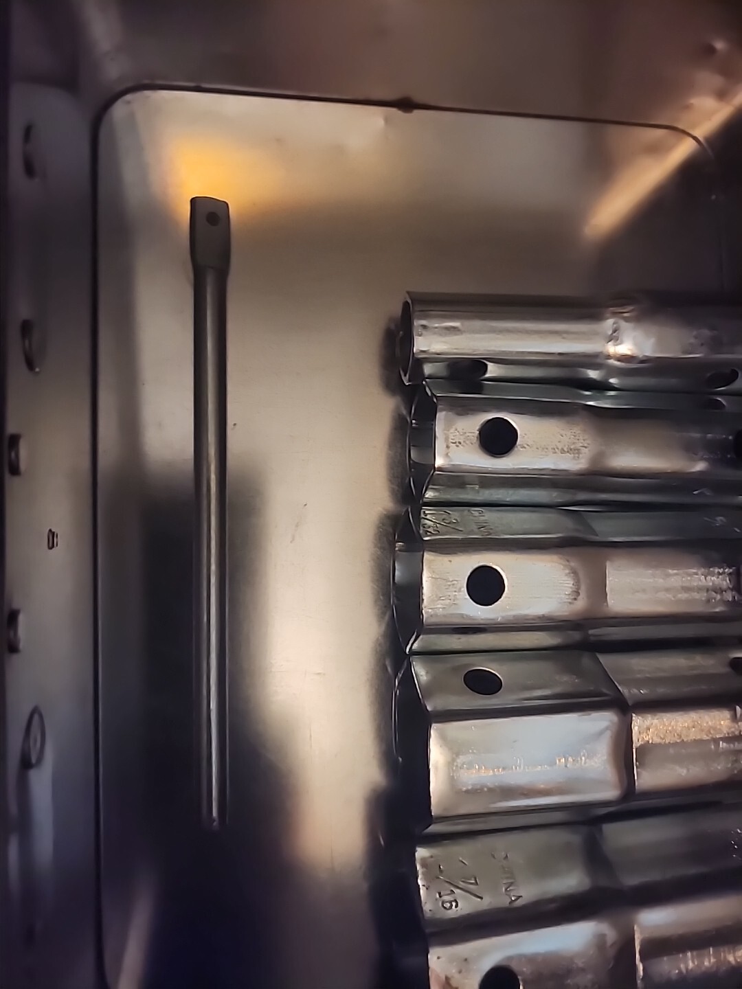 SAE 5 Piece Tubular Box Spanner Wrench Set 6 PT Unbranded