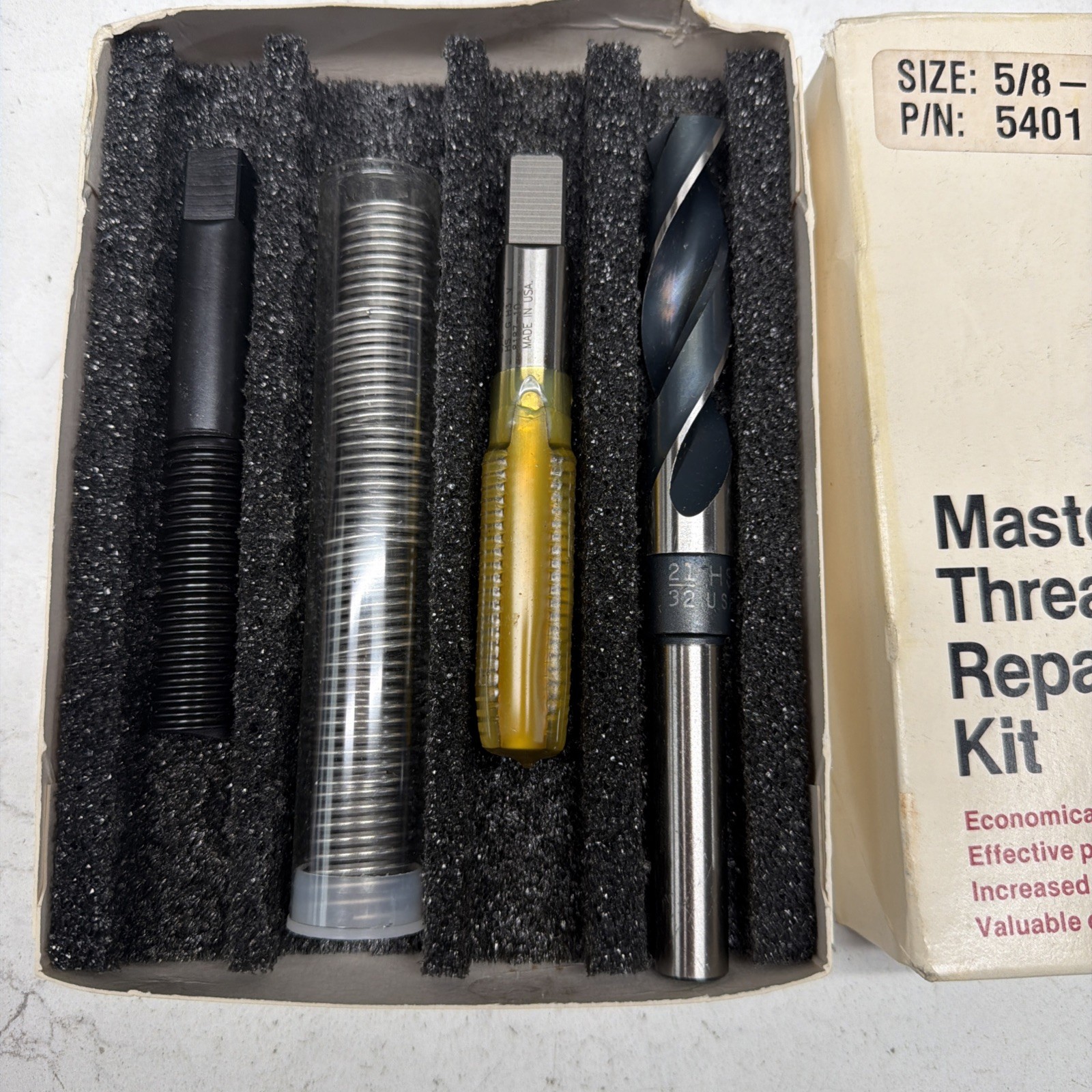 HELICOIL 5401-10 5/8-11 MASTER THREAD REPAIR KIT