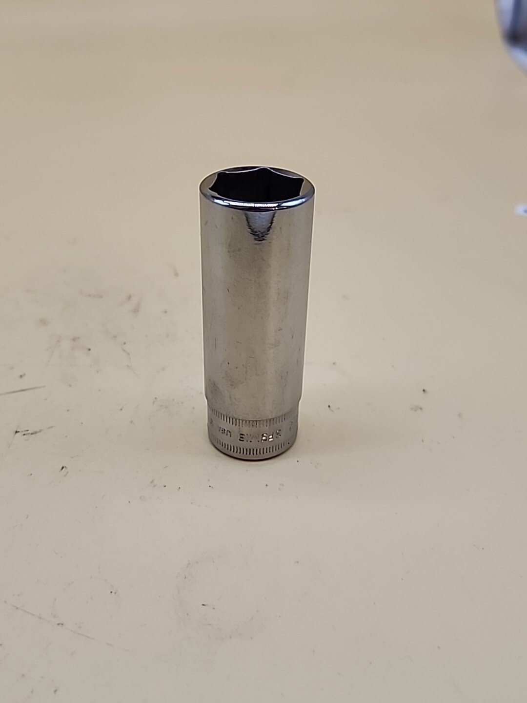 Snap-On Tools SFSM18 Metric 18mm Deep Cr Socket 3/8″Dr 6pt 2.75″L USA