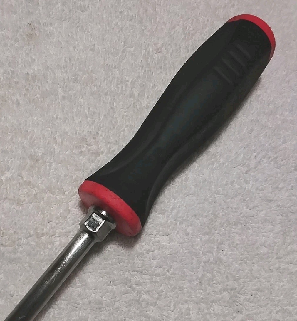 SNAP-ON DES414095 SG06 RED/ BLACK. 5×.31 FLAT HEAD SCREWDRIVER HANDLE USA 🇺🇸