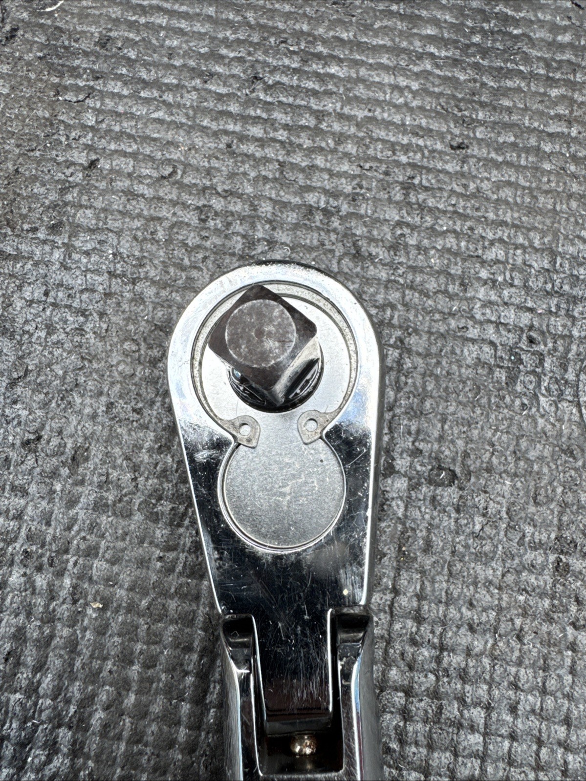 Sears Craftsman 12″ Flex Head Ratchet 3/8″ Drive Black 44836 KZ USA Nos