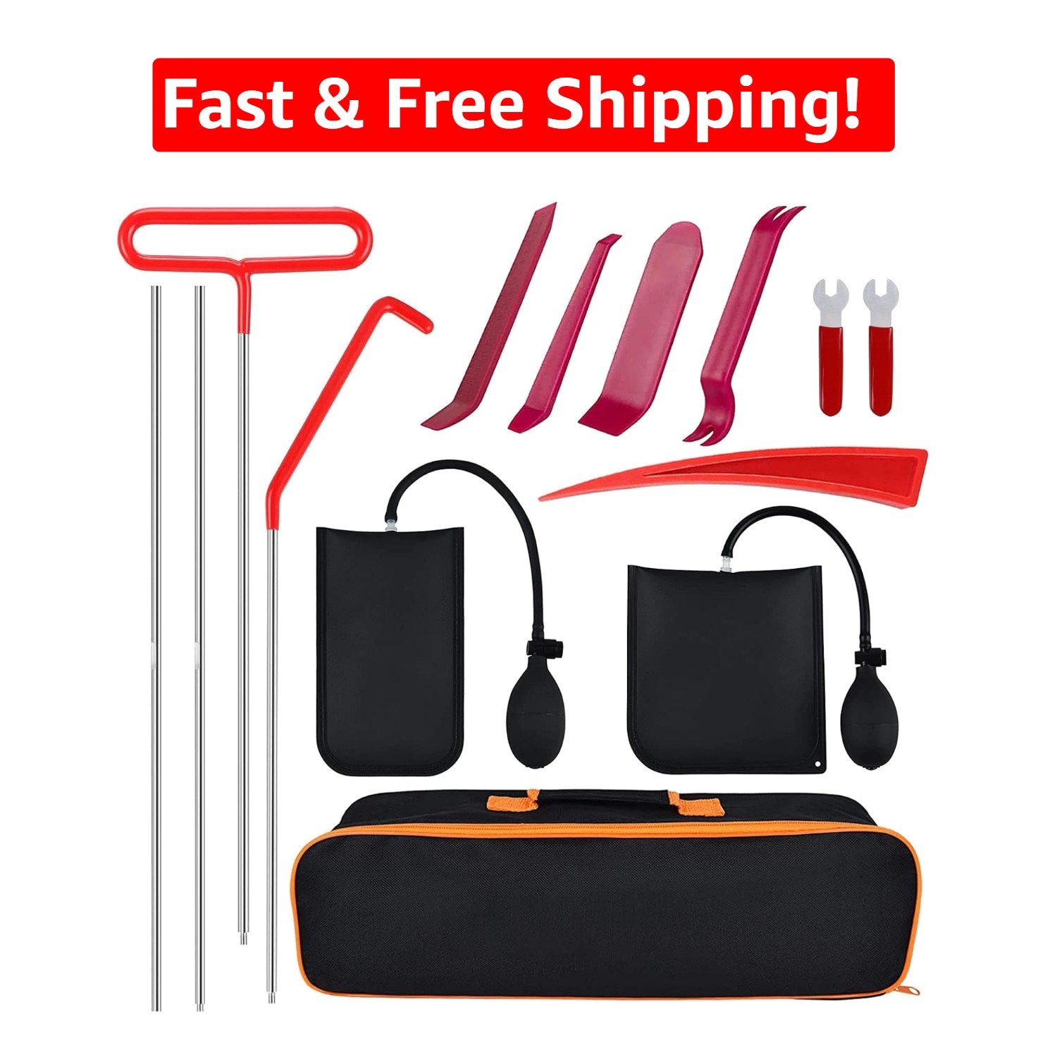 Effortless Vehicle Repair Kit – 68 Inch Solid Steel Rod with Ergonomic Design
