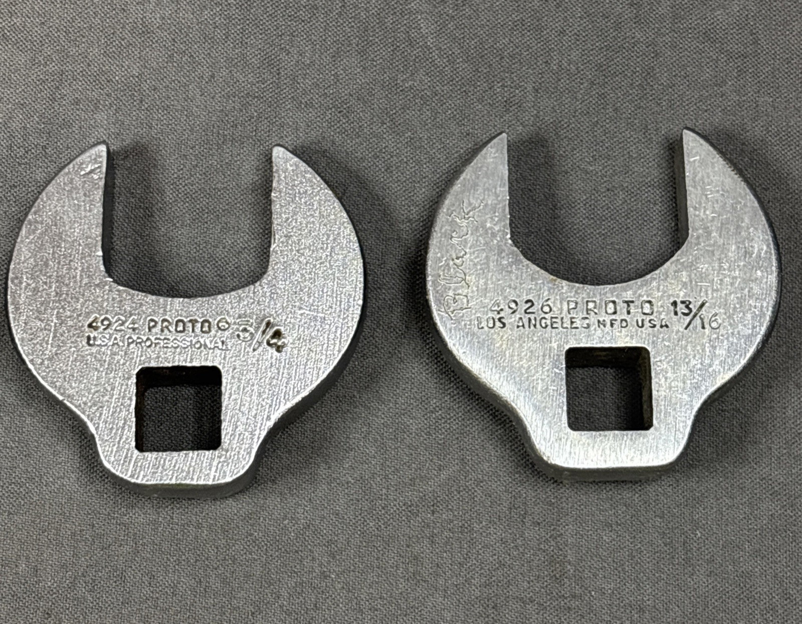 6 pc. PROTO Tools 3/8 drive SAE Crow Foot Set – 1/2, 9/16, 3/4, 13/16, 7/8, 1»