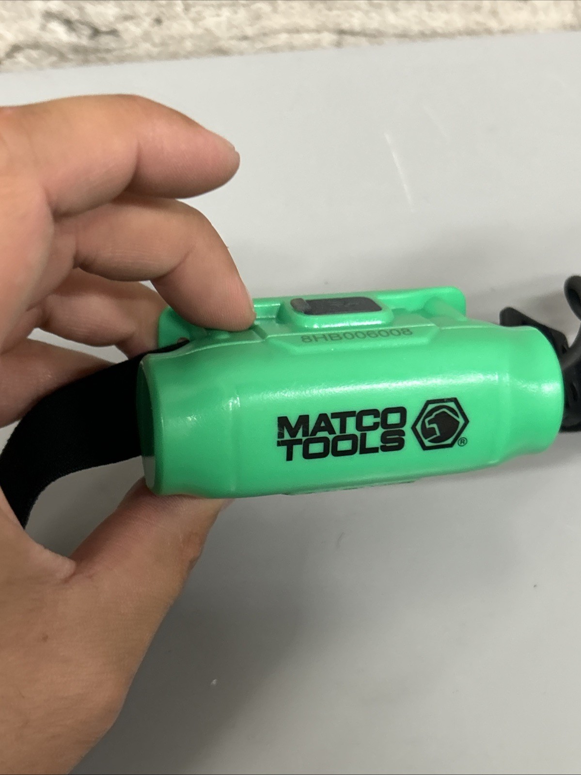 Matco Tools MHL700G 700 Lumen Motion Sensor Strip Light Snap Pivot Headlamp