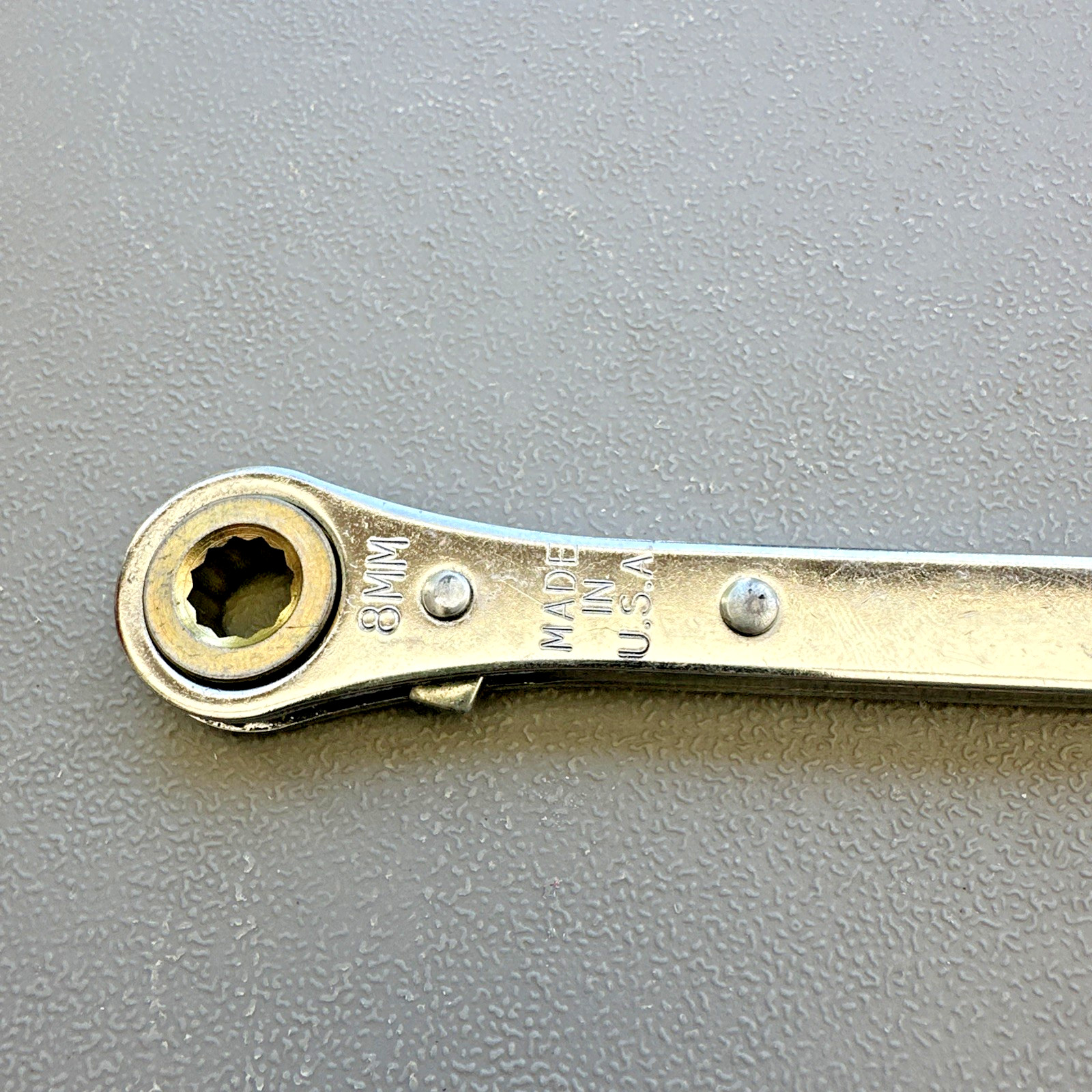 Mac Tools Ratcheting Box Wrench Lot RWLM13152 13 15mm & RWL08102 8 10mm Metric