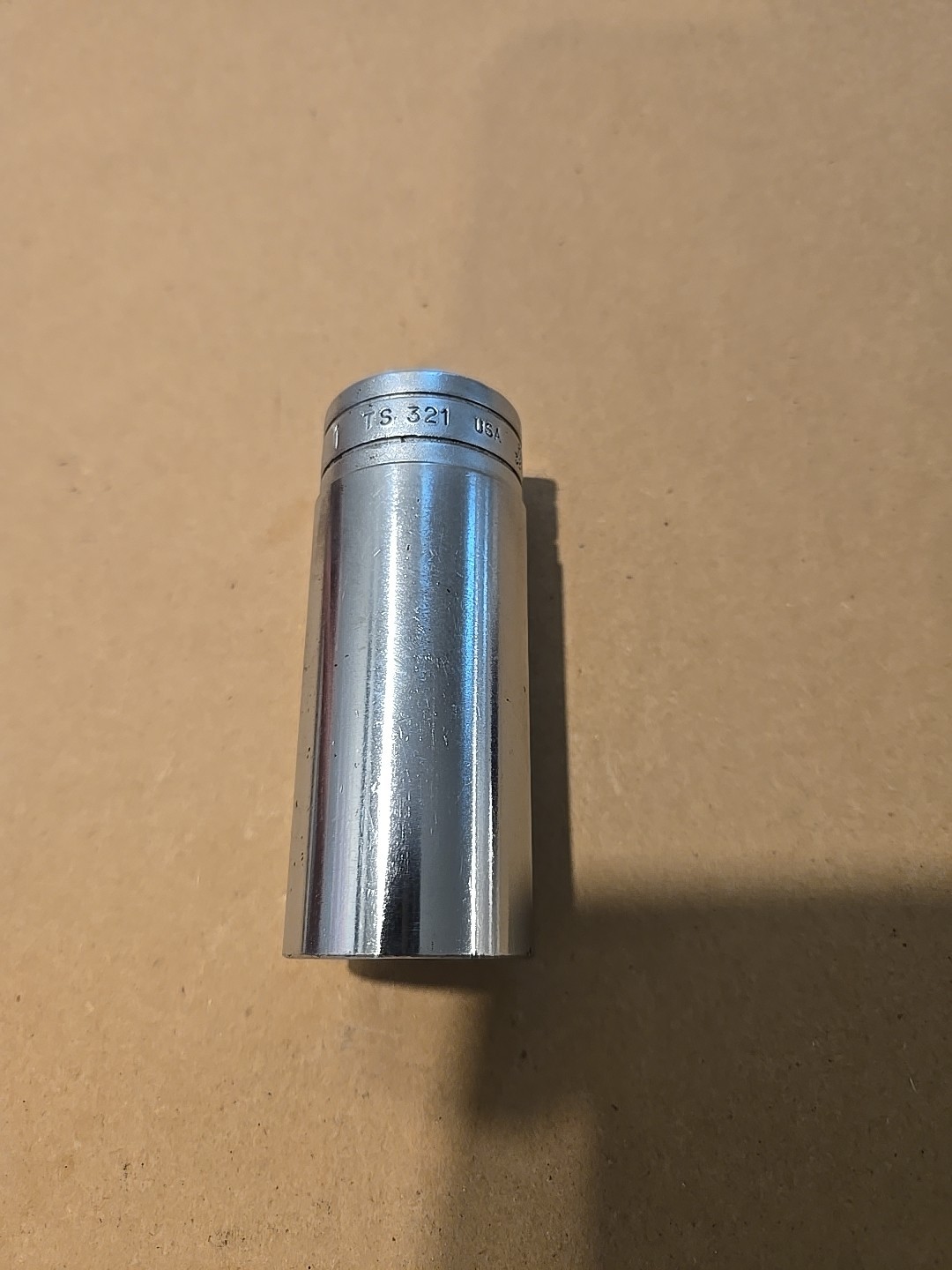 Snap On 1/2″ Drive 1″ 6PT SAE Deep Chrome Socket USA TS321