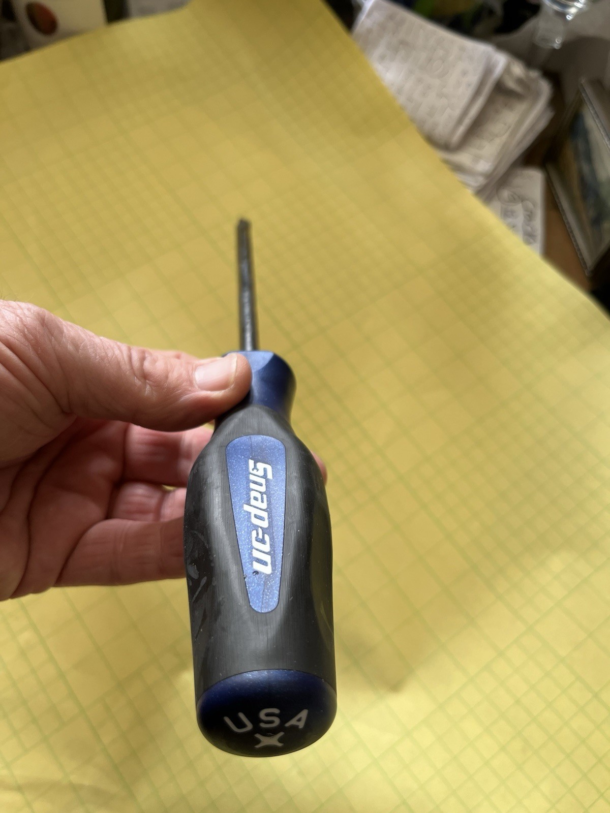 Snap On Phillips Screwdriver Cool Power Blue Metallic No 3 Model SGDP631RB New