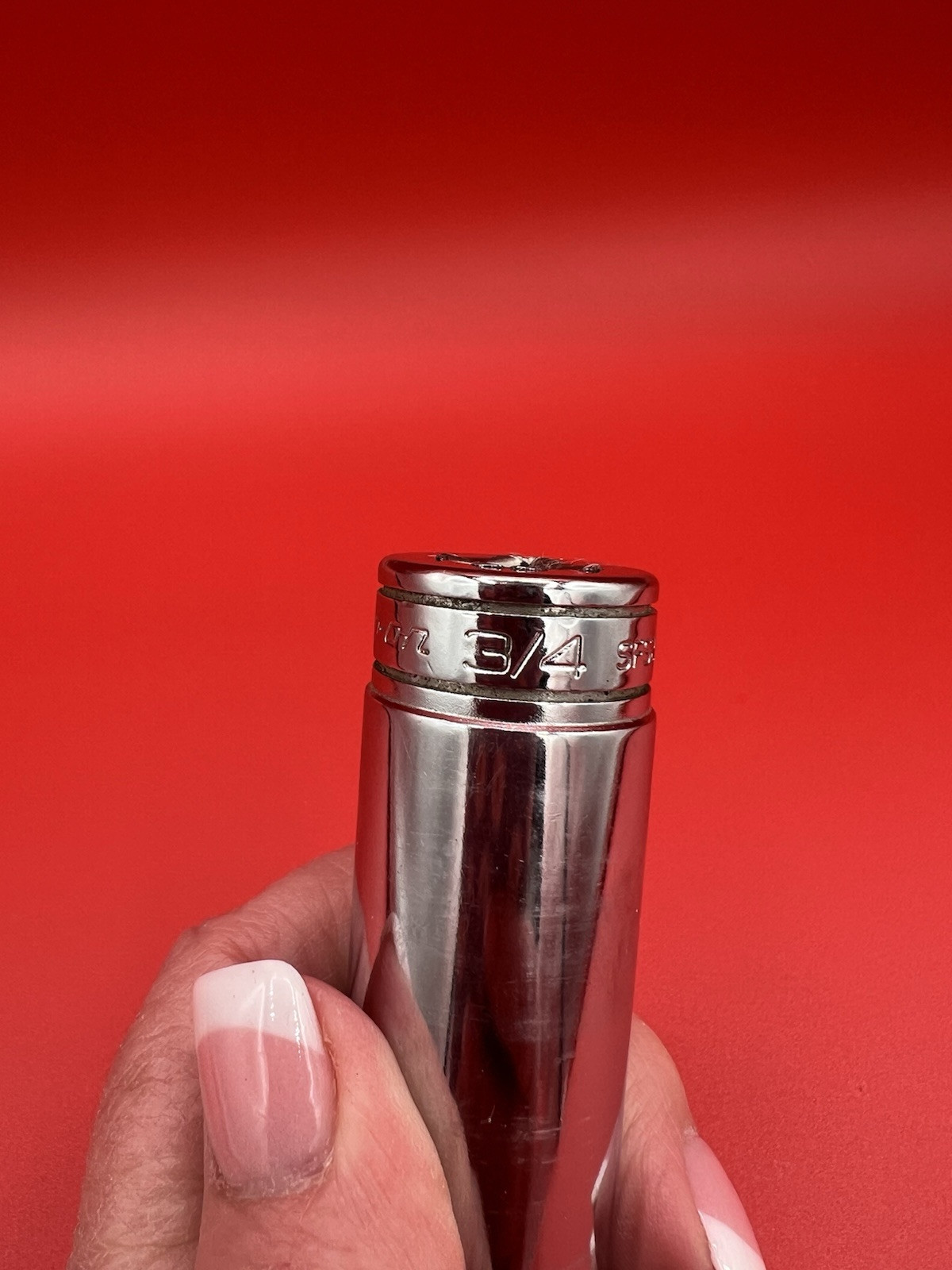 😊 🔧 Snap‑on SFS241 – 3/8″ Drive 3/4″ SAE Deep Socket – 6‑Point – Chrome –USA✨