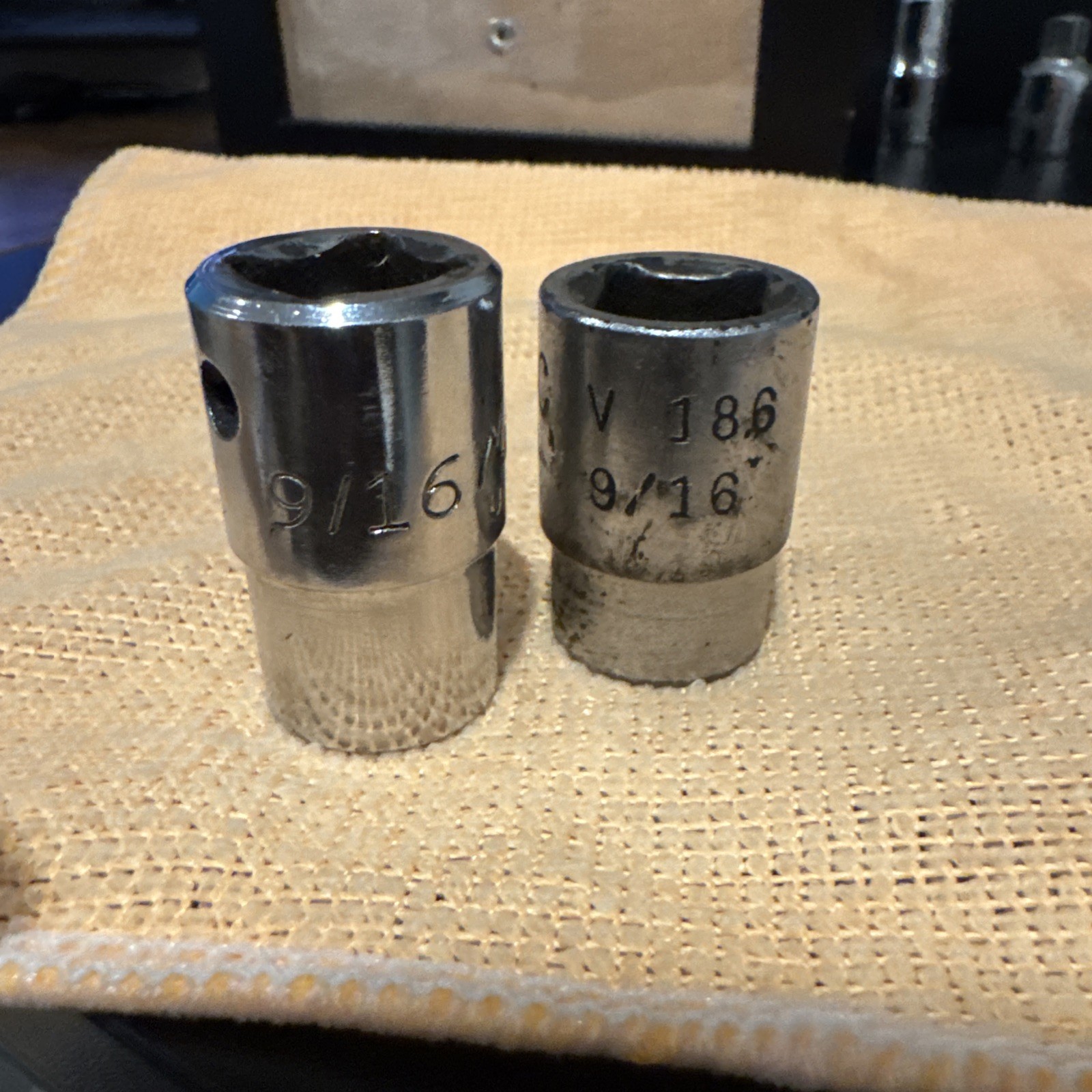 Duo Mac Tools 1/2″ Drive 6-Point 9/16″ Shallow Socket V186 -free shipping
