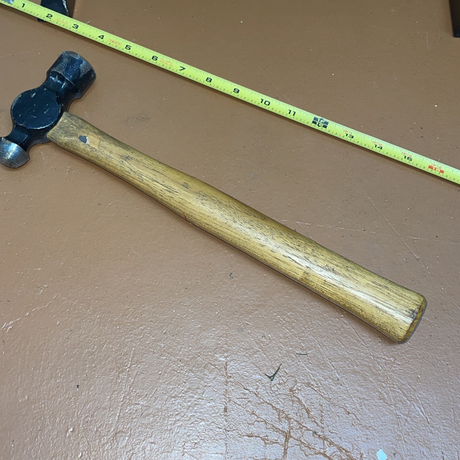Vaughn USA TCO16 16 Oz Ball Peen Hammer 16oz Head Wood Handle