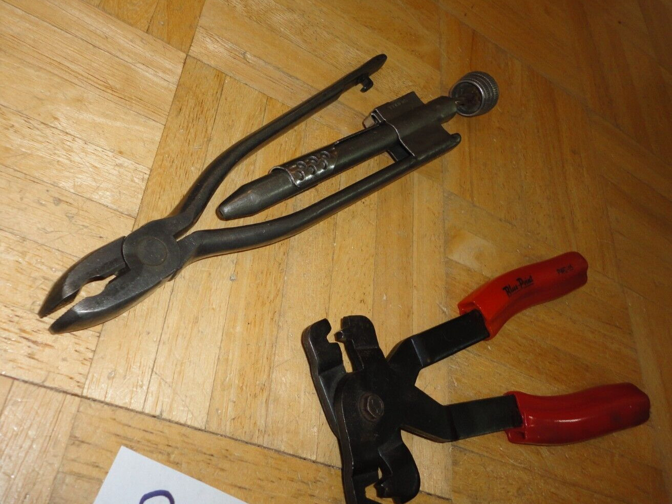 BLUE-POINT TOOLS 3 PIECE AVIATION WIRE TWISTER, TERMINAL, WIRE STRIPPER CRIMPER
