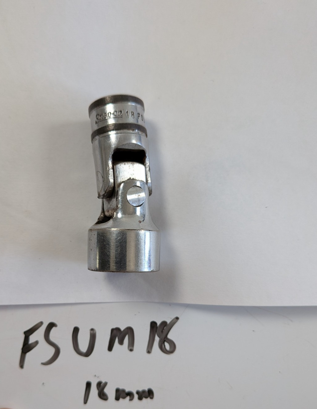 Snap-on FSUM18 18mm Universal Socket 3/8 Drive w8b1 grn
