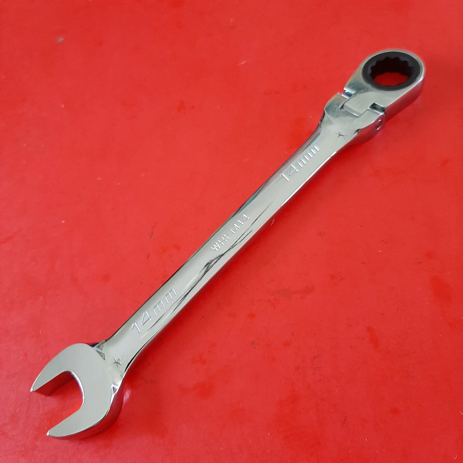 NEW ICON PROFESSIONAL 14MM FLEX HEAD RATCHETING WRENCH WRFM14 RATCHET 12PT POINT