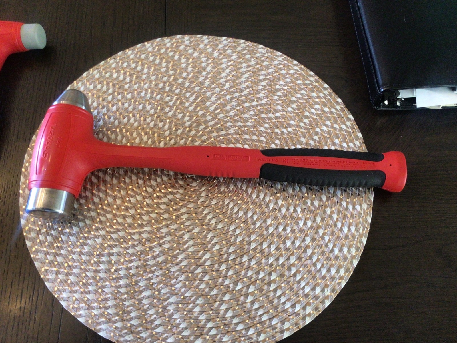 Snap-on Tools Red 40oz / 1125g Soft Grip Dead Blow Hammer HBBD40r